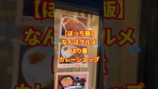 【ぼっち飯】はり重カレーショップに久々にビーフカツカレーを堪能しに来た！！〒542-0071 大阪府大阪市中央区道頓堀１丁目９−１７ #youtubeチャンネル登録お願いします #ぼっち飯