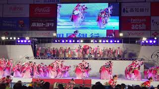 [4K] ＤＤよさこいチーム　高知よさこい祭り 2018 前夜祭