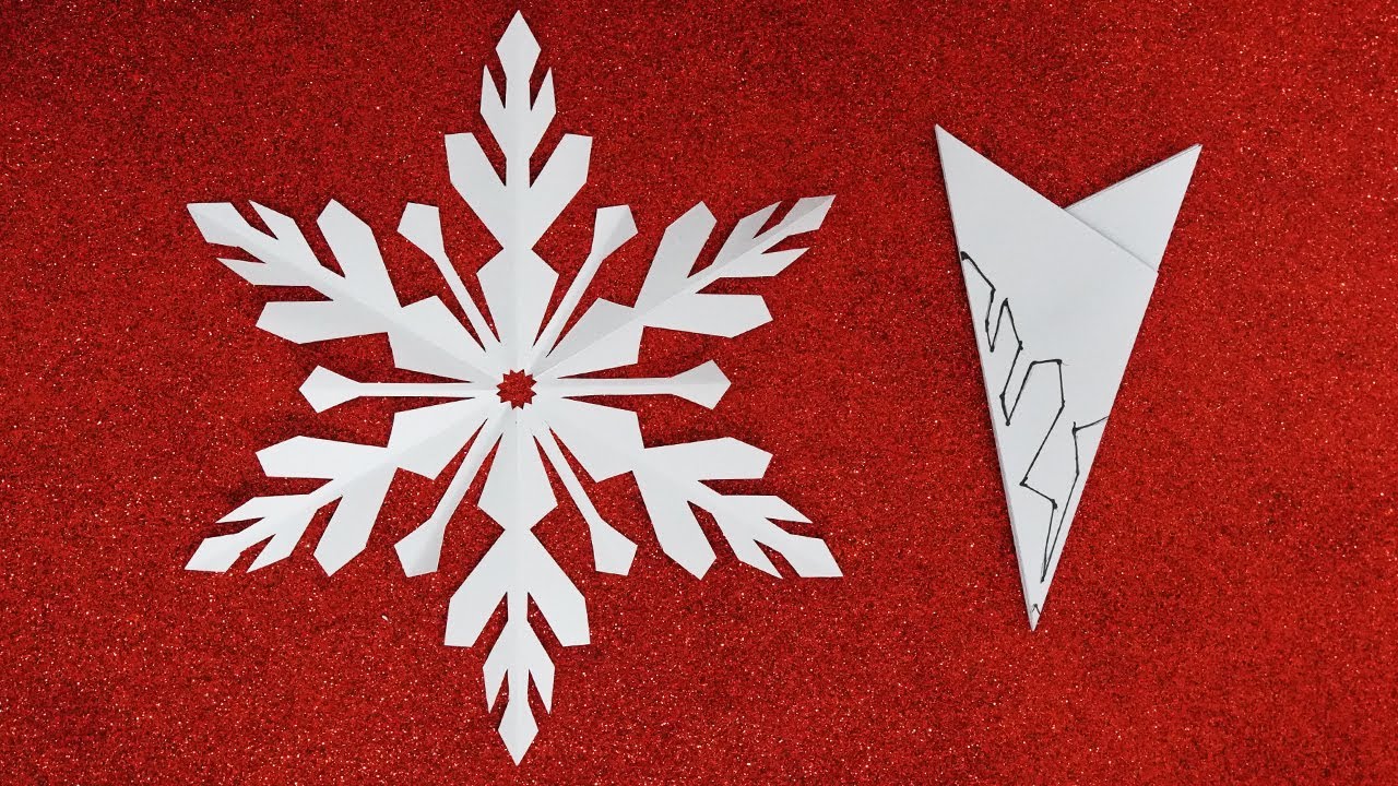 Paper Snowflake Patterns ️Making Paper Snowflakes🎄DIY Christmas ...