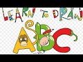 Learn Alphabet A to Z with Words - Colouring and Drawing for kids👼