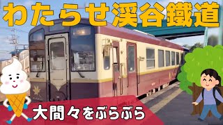 4つの鉄印をもらいに行く！②【わたらせ渓谷鉄道編】大間々 観光🍦【大人女子ひとり旅🎒】