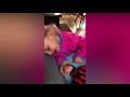 toddler pretends to give birth funny