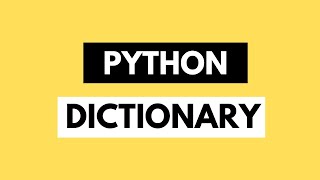 Python Tutorial For Beginners - Lesson #5 - Dictionaries