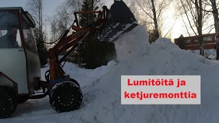 Pihakone - Lumitöitä ja ketjuremonttia