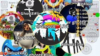 #agar.io🔴Use tag“GhostE#LIVE”🔥US EAST 1/2 regions💯Chill Streamer!😎