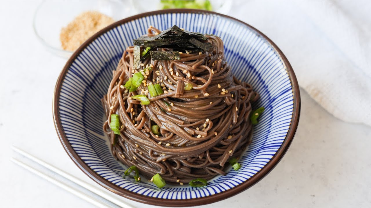 Easy 10 Min Sesame Soba Noodles Youtube