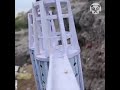 Build a Mini concrete model Cable Stayed Bridge | Finished mini bridge | Mini construction