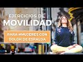 Ejercicios de #movilidad para mujeres con dolor de espalda | Yoga en una silla 🪑 o taburete.