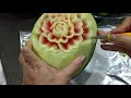 แกะสลักแตงโม. watermelon carving