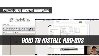 The easiest way to install Add-Ons for Grasshopper + Rhino