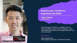 Hoyin Cheung | Maximize your Conference Experience with REMO