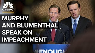 Sen. Murphy and Sen. Blumenthal speak ahead of impeachment trial in Senate – 1/3/2020