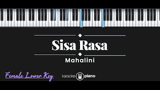 Sisa Rasa - Mahalini (KARAOKE PIANO - FEMALE LOWER KEY)