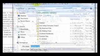Visual Basic 2008 Tutorial: Sound Recorder