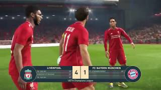 LIVERPOOL vs BAYERN MUNICH | UEFA Champions League |  Extended Highlights | Gameplay PES 2019