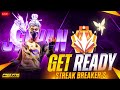 🔴LIVE🔴 STREAK BREAKER'S💥NEW SEASON BR & CS PUSH 🔥|Garena-FreeFire Max Live