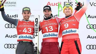 Men's Downhill - Award Ceremony - Kitzbühel AUT - 2023