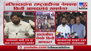 Ajit Pawar यांना राष्ट्रवादीच्या नेमक्या किती आमदारांना समर्थन? | Political News