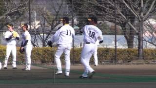 松坂大輔   遠くでキャッチボール！SoftBank HAWKS  Spring Camp 2017