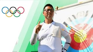 Kim Woo-jin breaks archery world record in Rio
