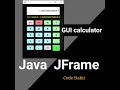 How to make GUI calculator in Java | Java GUI calculator