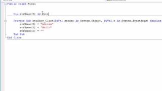 Learning VB.NET (Visual Basics) tutorial 22 - Introduction to Arrays