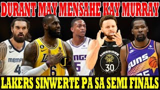 OFFICIAL: Lakers BIG 3 vs GSW Big 3 | Lakers SWERTE pa 2ND ROUND | Curry 50 Pts | Durant may MENSAHE