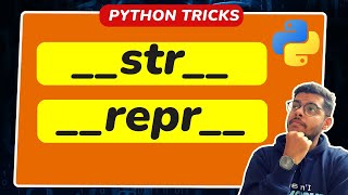 __str__ vs __repr__ methods in Python || Python Tricks