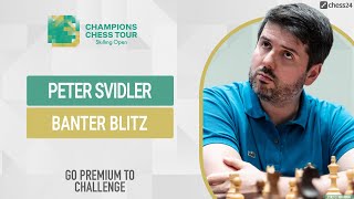 Banter Blitz with GM Peter Svidler