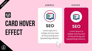 How to Create Service Card Hover Effect using CSS | WordPress Tutorial for Beginners