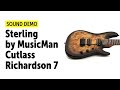 Sterling by Music Man Cutlass Richardson 7 - Sound Demo (no talking)