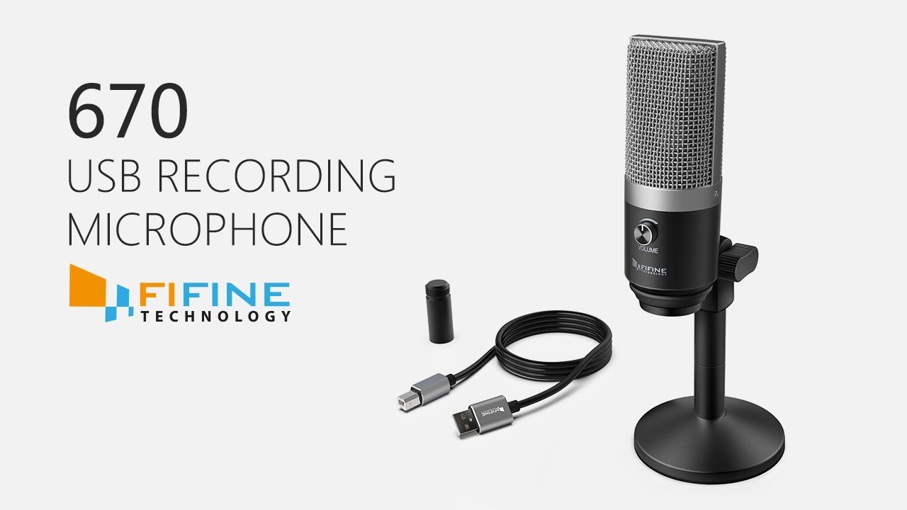 Introducing FIFINE Best USB Recording Microphone K670 - YouTube