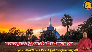 රුවන්වැලිසැයේ ඉදිරියේ මේ මේ පවු කරන්න එපා|Ruwanweli Maha Seya