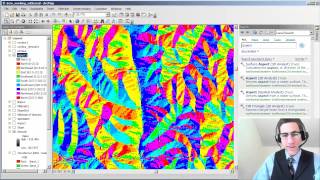 Creating an Aspect Map from a Digital Elevation Model in ArcGIS