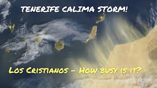 🔴LIVE: AWFUL weather \u0026 Calima- Los Cristianos Tenerife! 💨