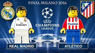 Champions League Final 2016 • Real Madrid vs Atletico Madrid • goal highlights Lego Football film