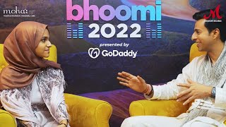 @AyishaAbdulBasith in conversation with Salim Merchant - Salaam | GoDaddy India presents Bhoomi 22
