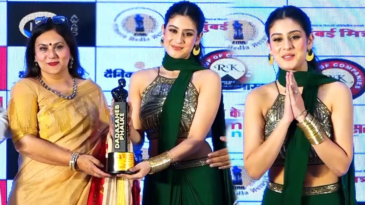 Isha Malviya Receives Dadasaheb Phalke Indian Television Award 2024 ...