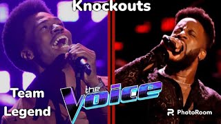 Nathan Chester V.S gene Taylor | The Voice Season 25 Knockouts | 2024