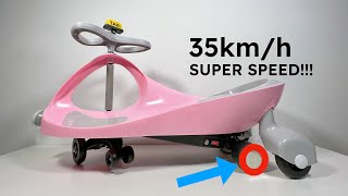 I Built a Super Speed Wiggle Car! (35km/h)