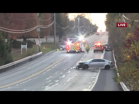 Crash Shuts Down Route 30 In Lancaster County - YouTube