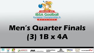 Great Britain vs Denmark [M41 QF] - 2022 IBSA Goalball European - Division B Championships