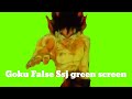 Goku False Ssj green screen