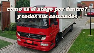 Mercedes atego,  como es por dentro y todos sus comandos