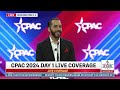 FULL SPEECH: Nayib Bukele, President of El Salvador, Addresses CPAC in DC 2024 - 2/22/24