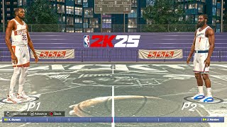 NBA 2K25 | Kevin Durant vs. James Harden | Blacktop 1on1 | 4K60