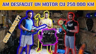 AM DESFACUT UN MOTOR CU 250.000 DE KM! CAT DE UZAT ERA?