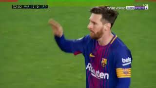 Barcelona vs Leganes 3-1 - ( Messi Hattrick ) All Goals & Highlights (4/7/2018)