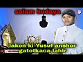 live. ki yusuf anshor //lakon gatotkaca lahir