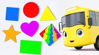 Learn Colors and Shapes | Educational Videos for Children | Baby Songs | Go Buster | Little Baby Bum